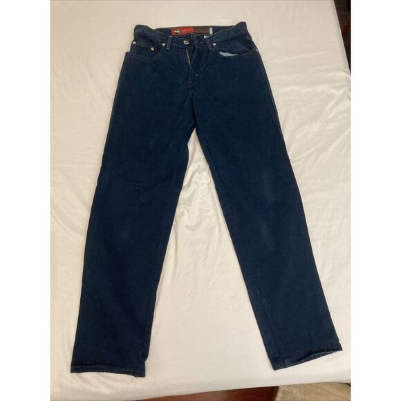 Vintage Levis Silvertab Pants Mens 29x30‎ Navy Blue Loose Fit 90s's Jeans Denim